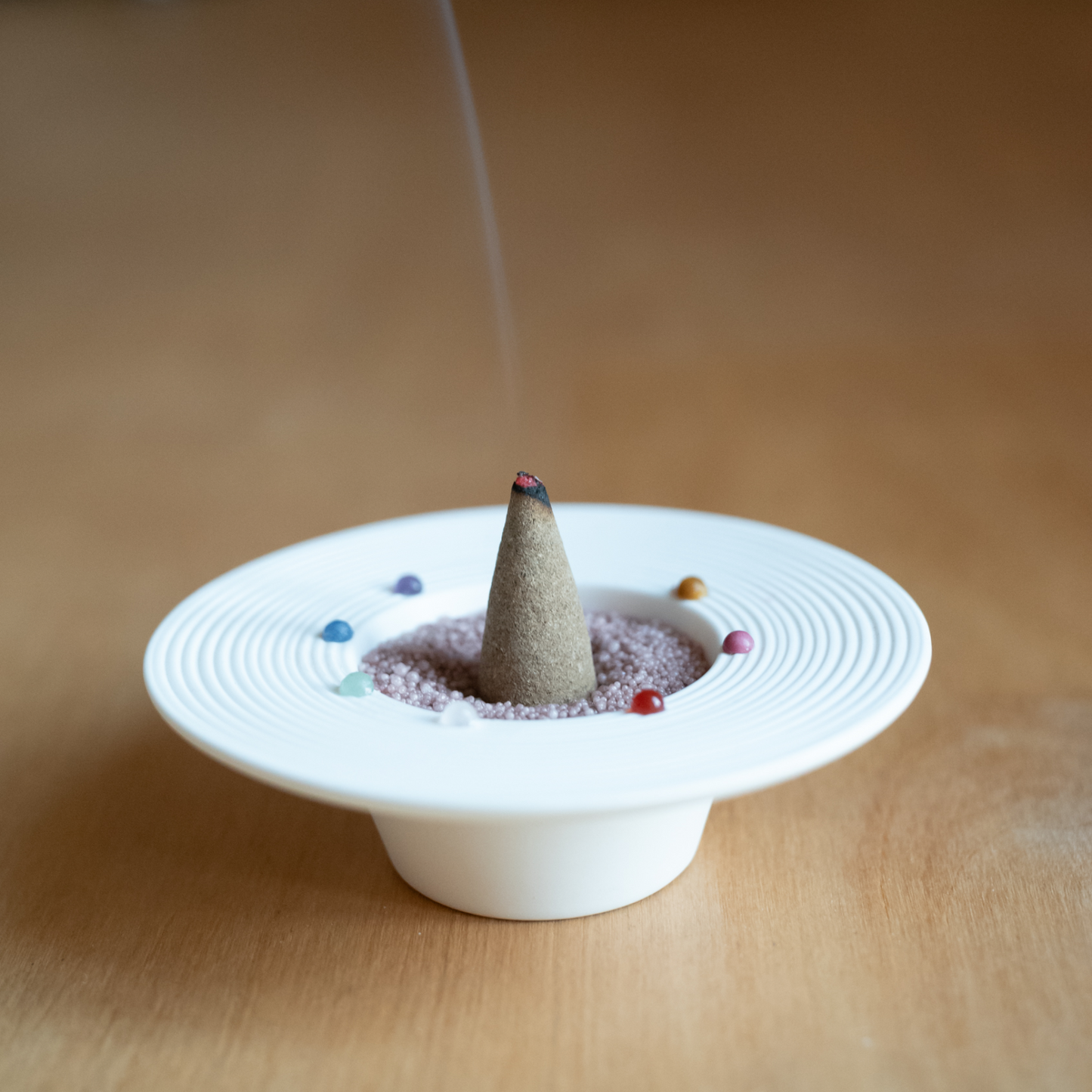 CEDAR | incense cones + plate