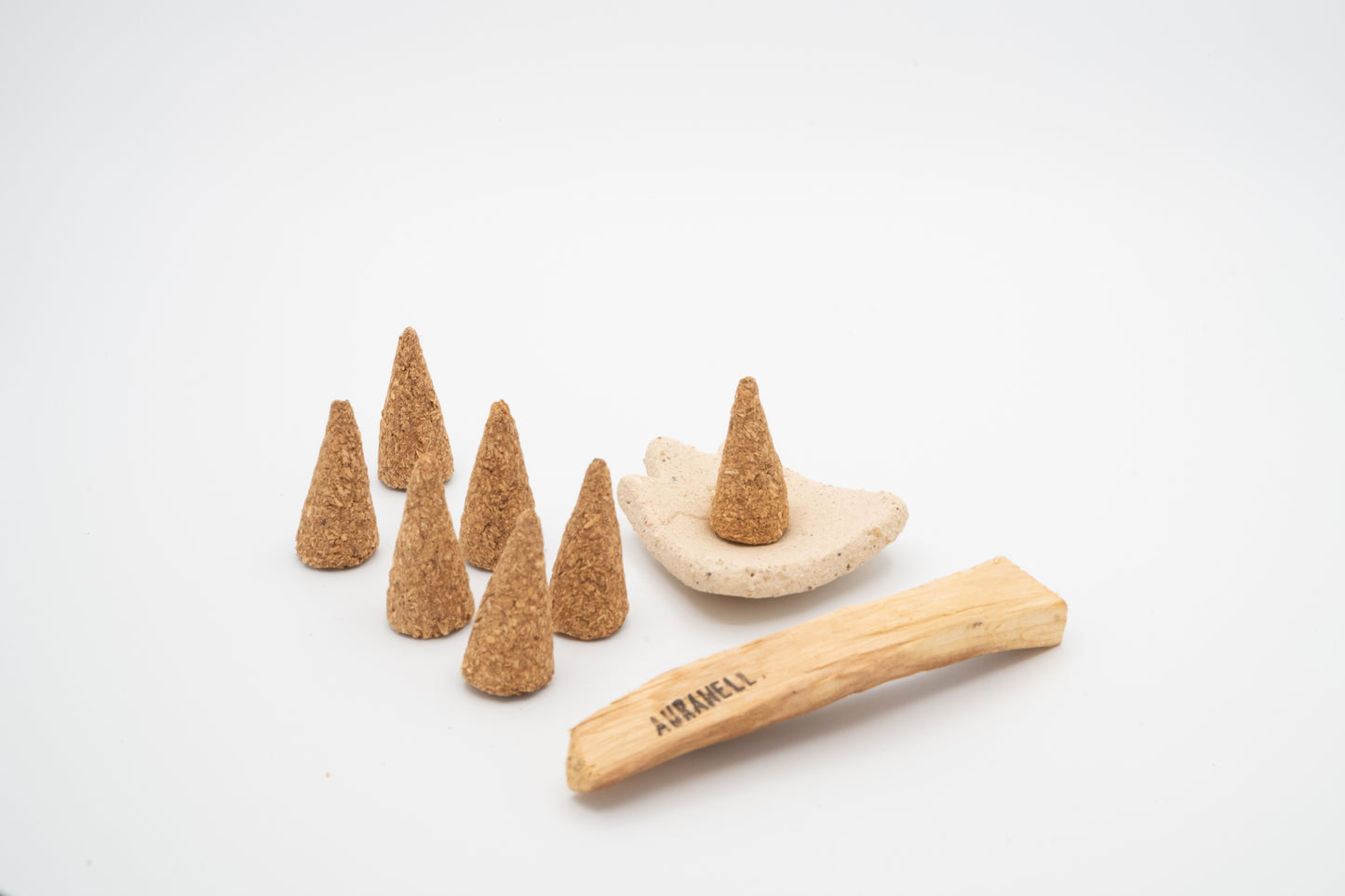 PALO SANTO | incense cones + plate